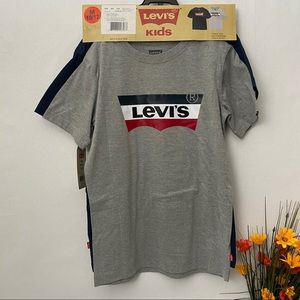 Levi’s Youth’s 2-pack Crew Neck T-Shirt, NWT